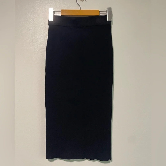 Aritzia Babaton Sculpt Knit Black Pencil Skirt - XXS - Picture 6 of 12